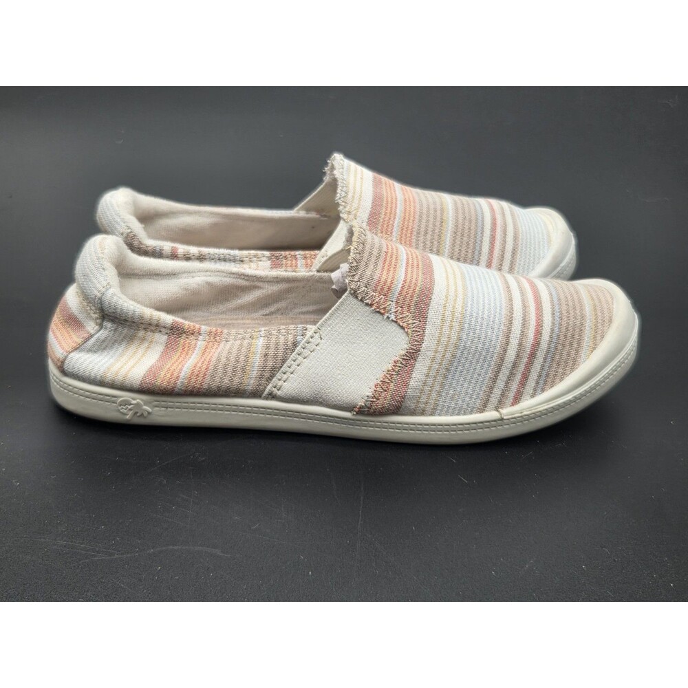 Lollipop Clever Fabric Slip On Comfort Sneakers Shoes Size 7.5
